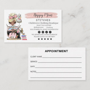 Sewing Business Card Fashion Designer
