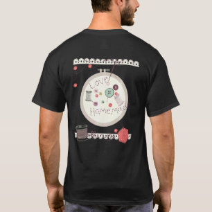 Sewing Buttons Seamstress Fabric Thread Love Creat T-Shirt