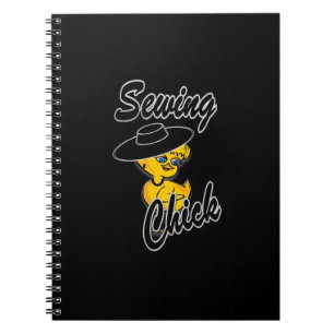 Sewing Chick #4 Spiral Notebook