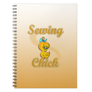 Sewing Chick Spiral Notebook