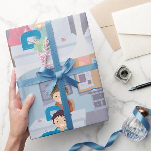 Sewing Class Wrapping Paper