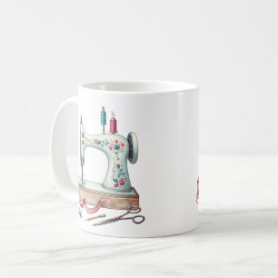 Sewing design mug craft sewing machine mums 