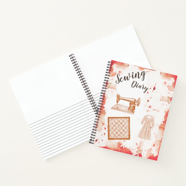 Sewing Diary Notebook (Inside)