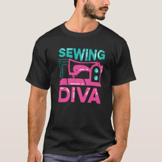 Sewing Diva Singer Or Performer   T-Shirt