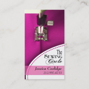 Sewing: Dressmaker, Tailor, Designer, Seamstress Business Card