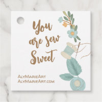 Sewing Embroidery Small Business Label Tag