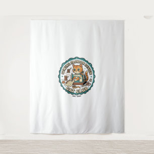 Sewing Fashion Design Cat Cat Lover Gift - Sewing Tapestry