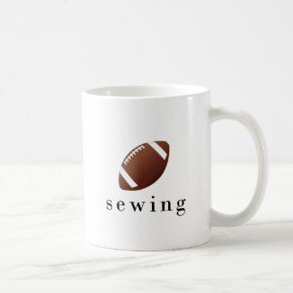 Sewing Football Funny Hilarious T-Shirt Coffee Mug