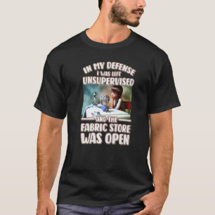Sewing  For Women Fabric  Crazy Quilt Lady Craft   T-Shirt