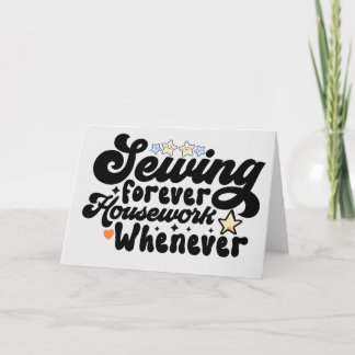 Sewing Forever Card