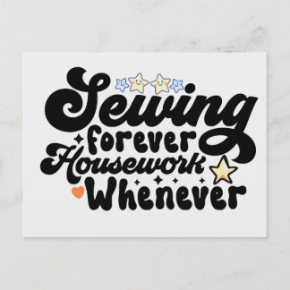 Sewing Forever Holiday Postcard