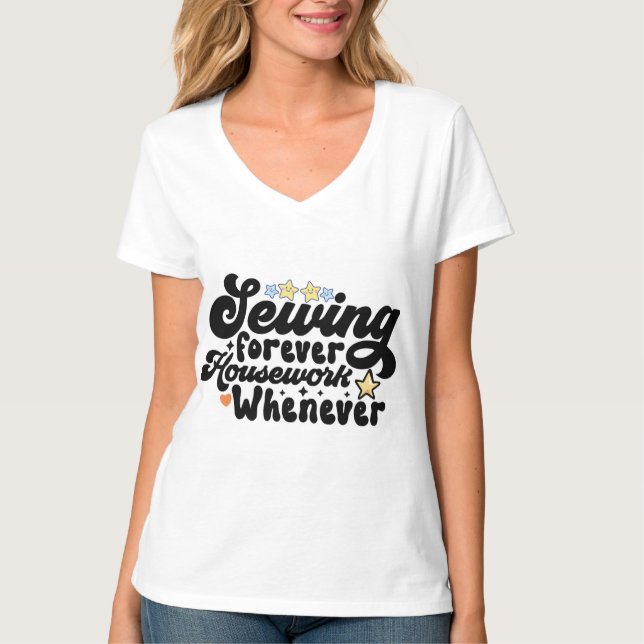 Sewing Forever T-Shirt (Front)