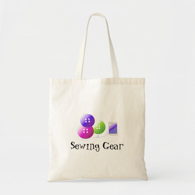 Sewing Gear Tote Bag (Front)