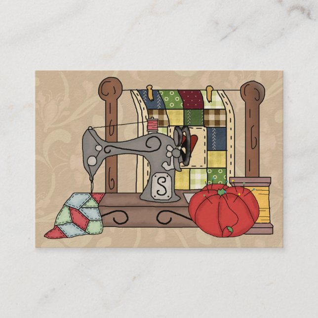 Sewing Gift Enclosure / Seamstress Card (Front)