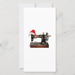 Sewing Gift   Merry Christmas Sewing Lover Thank You Card