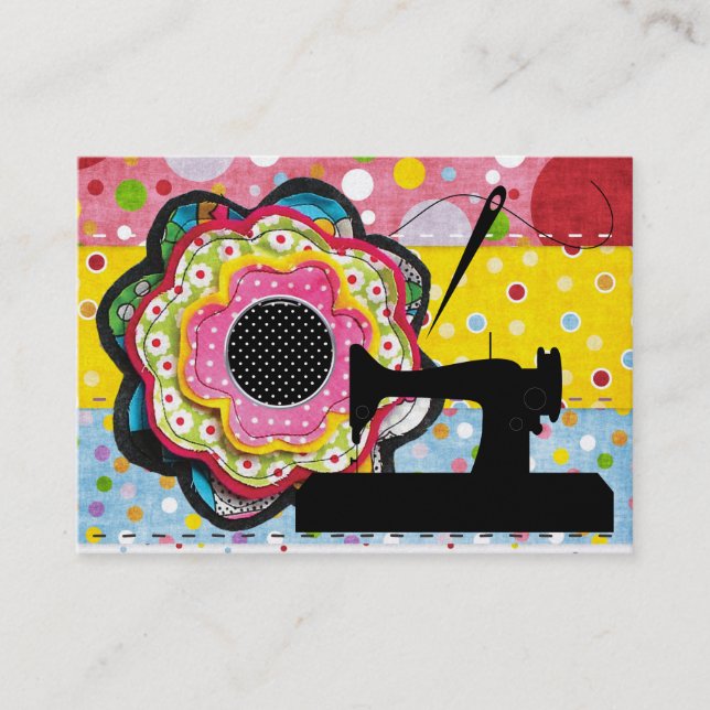 Sewing / Handmade By - Business / Enclosure Card (Front)