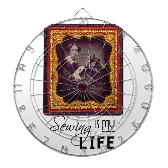 Sewing Is My Life Dartboard (Front)
