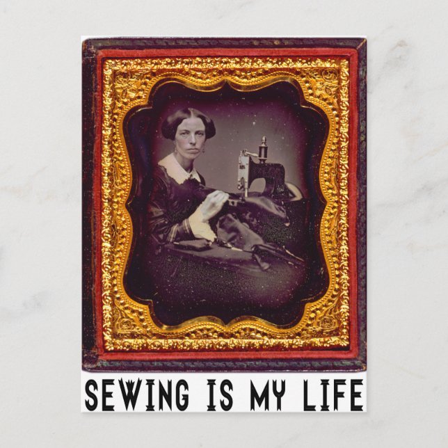 Sewing Is My Life Postcard (Front)