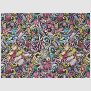 Sewing - Knitting Gift Wrap Tissue Paper