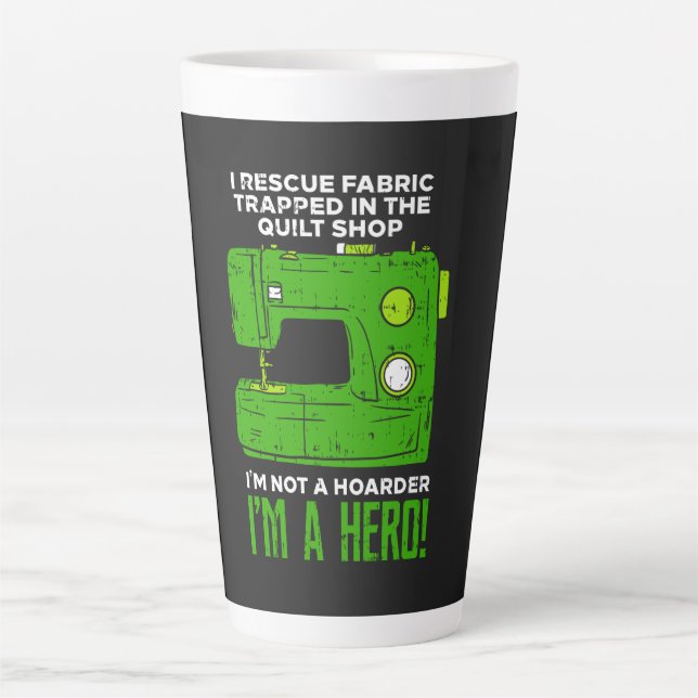 Sewing Latte Mug (Front)