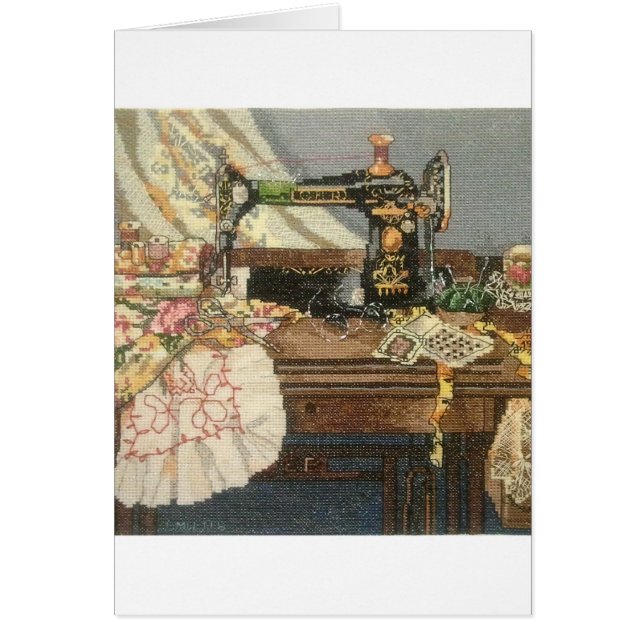 Sewing Machine and Dress (Front)