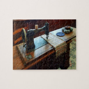 Sewing Machine and Pincushions Jigsaw Puzzle