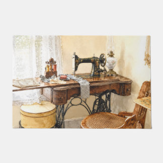 Sewing Machine and Thread Carousel Doormat
