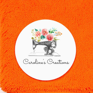 Sewing Machine Black White Seamstress Tailor