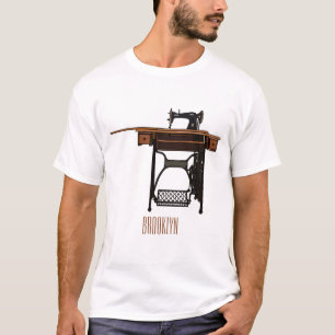 Sewing machine cartoon illustration  T-Shirt