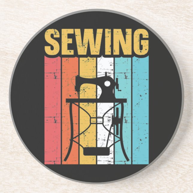 Sewing Machine Coaster (Front)