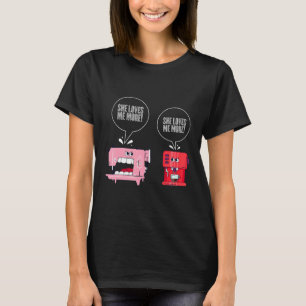 Sewing Machine Coffee Sewing T-Shirt