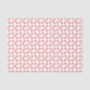 Sewing Machine Crafts Living Coral Tissue Paper