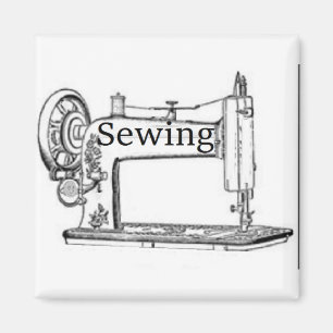 Sewing Machine Design Magnet