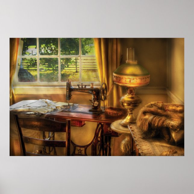 Sewing Machine  - Domestic Sewing Machine Poster (Front)