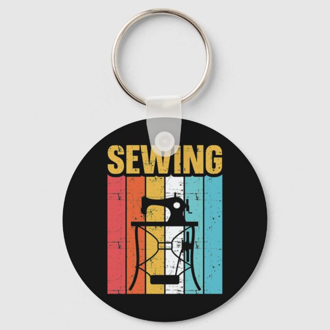 Sewing Machine Key Ring (Front)