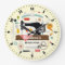 Sewing Machine Personalizable Wall Clock