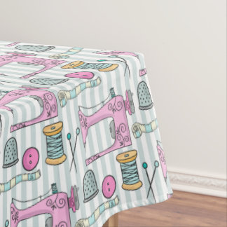 Sewing Machine - Pink Crafts Sew Tablecloth