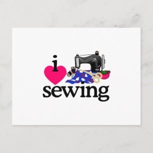 Sewing Machine Postcard