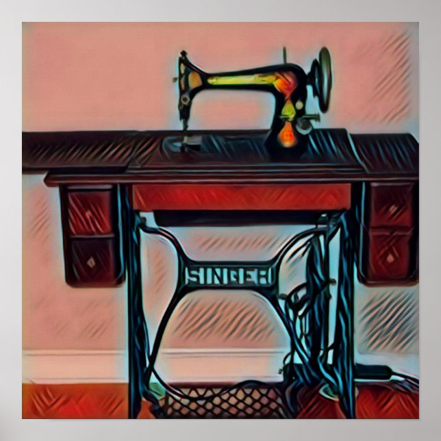 Sewing Machine Poster (Front)
