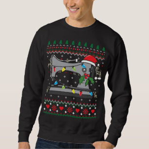 Sewing Machine Sew Tailor Christmas Ornament Women Sweatshirt