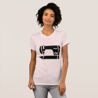 Sewing Machine Womens T-Shirt