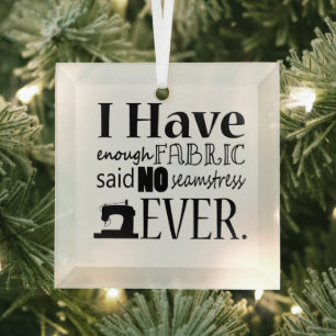 Sewing Not Enough Fabric • Crafts Glass Tree Decoration