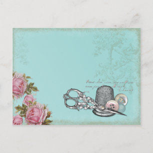 Sewing Notions Postcard
