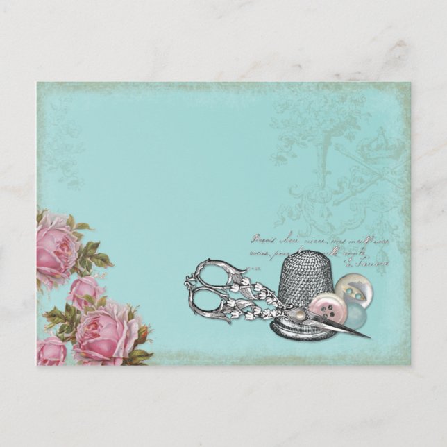 Sewing Notions Postcard (Front)