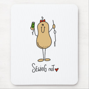 Sewing Nut Mouse Pad