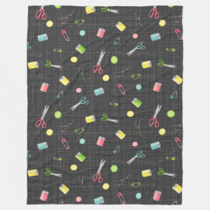 Sewing pattern fleece blanket