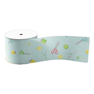 Sewing pattern grosgrain ribbon