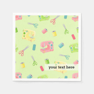 Sewing pattern napkin