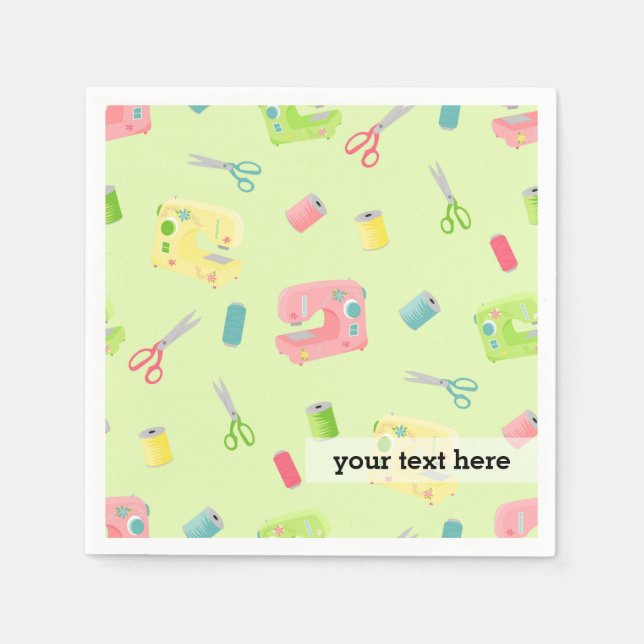 Sewing pattern napkin (Front)