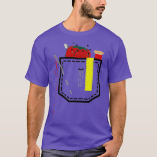 Sewing Pocket T-Shirt